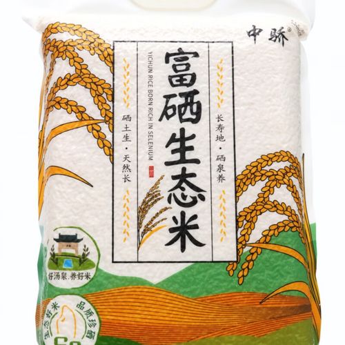 胖東來品質代購 當季新米富硒大米推薦，中驕天然5kg真空裝宜春產地佳選